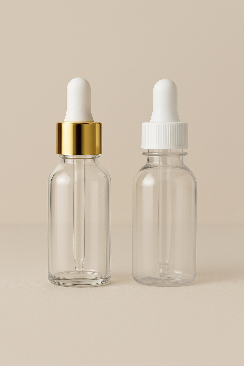 Glass vs Plastic Dropper Bottles: Which One Is Right for Your Brand?
