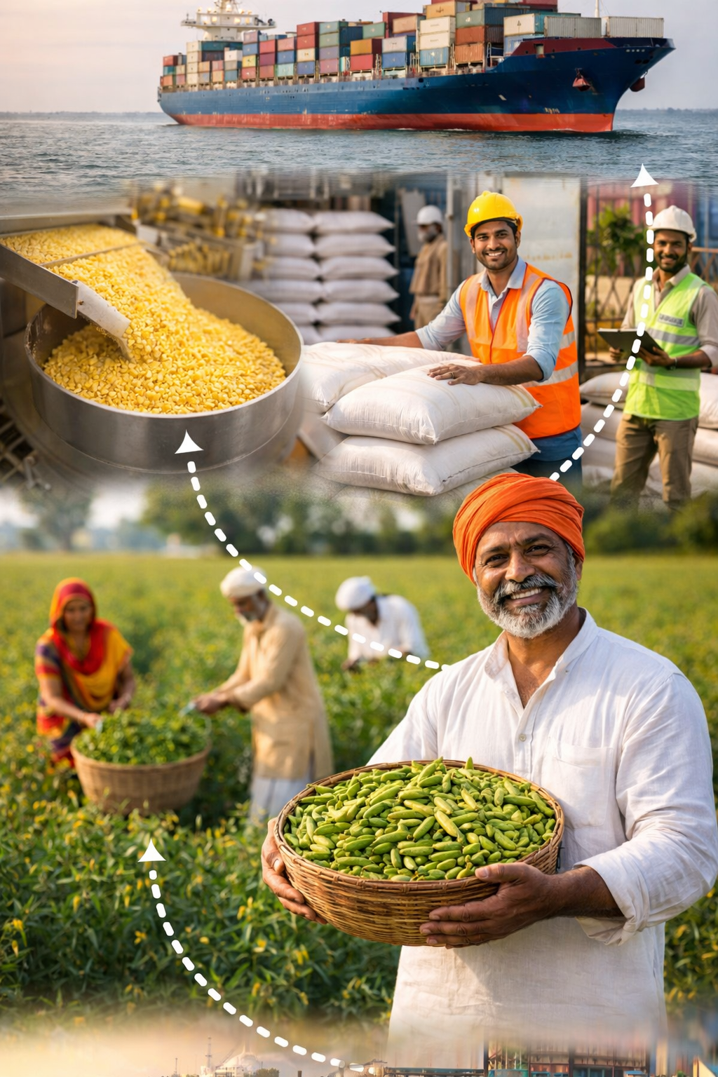 Toor Dal Supply Chain: From Indian Farms to Global Markets