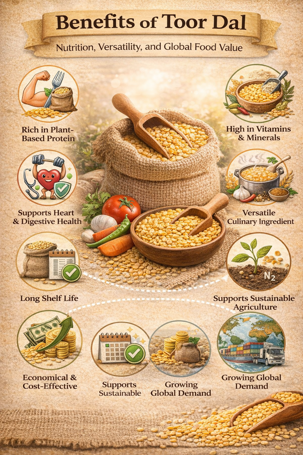 Benefits of Toor Dal: Nutrition, Versatility, and Global Food Value