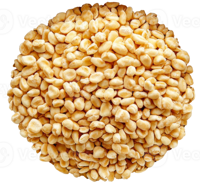 Loose Chickpeas isolated on transparent background for product display